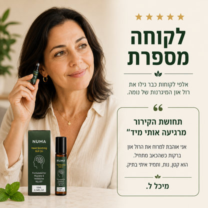 רול-און להקלה על מיגרנות וכאבי ראש